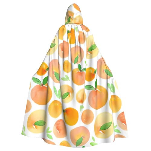 zkyfll Pfirsich-Druck, für Damen und Herren, Erwachsenenlänge, Kapuzenumhang mit Kapuze, Halloween-Cosplay-Kostüme zkyfll Pfirsich-Druck, für Damen und Herren, Erwachsenenlänge, Kapuzenumhang mit Kapuze, Halloween-Cosplay-Kostüme von zkyfll