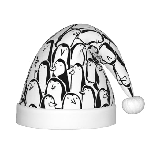 zkyfll Stilvolle Weihnachtsmütze mit Pinguinmotiv, kleine Größe, Weihnachtsgeschenke, Plüsch, lustige Weihnachtsmütze, Party zkyfll Stilvolle Weihnachtsmütze mit Pinguinmotiv, kleine Größe, Weihnachtsgeschenke, Plüsch, lustige Weihnachtsmütze, Party von zkyfll