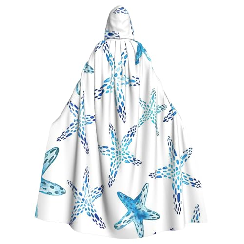 zkyfll Süßer Seestern-Druck, für Damen und Herren, Erwachsene, langer Kapuzenumhang mit Kapuze, Halloween-Cosplay-Kostüme zkyfll Süßer Seestern-Druck, für Damen und Herren, Erwachsene, langer Kapuzenumhang mit Kapuze, Halloween-Cosplay-Kostüme von zkyfll