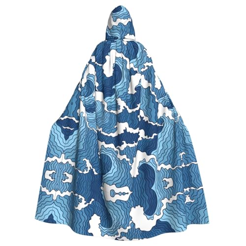 zkyfll Umhang mit Kapuze für Damen und Herren, Erwachsenenlänge, mit Kapuze, Halloween-Cosplay-Kostüme zkyfll Umhang mit Kapuze für Damen und Herren, Erwachsenenlänge, mit Kapuze, Halloween-Cosplay-Kostüme von zkyfll