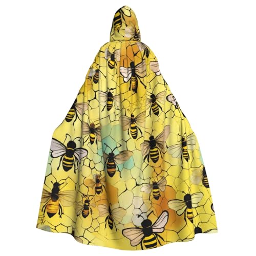 zkyfll Umhang mit Kapuze für Damen und Herren, Erwachsenenlänge, mit Kapuze, für Halloween, Cosplay-Kostüme zkyfll Umhang mit Kapuze für Damen und Herren, Erwachsenenlänge, mit Kapuze, für Halloween, Cosplay-Kostüme von zkyfll