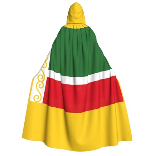zkyfll Umhang mit Kapuze und Kapuze, Motiv: Flagge der Tschetschenischen Republik, groß, für Damen und Herren, Erwachsenenlänge, Halloween-Cosplay-Kostüme zkyfll Umhang mit Kapuze und Kapuze, Motiv: Flagge der Tschetschenischen Republik, groß, für Damen und Herren, Erwachsenenlänge, Halloween-Cosplay-Kostüme von zkyfll