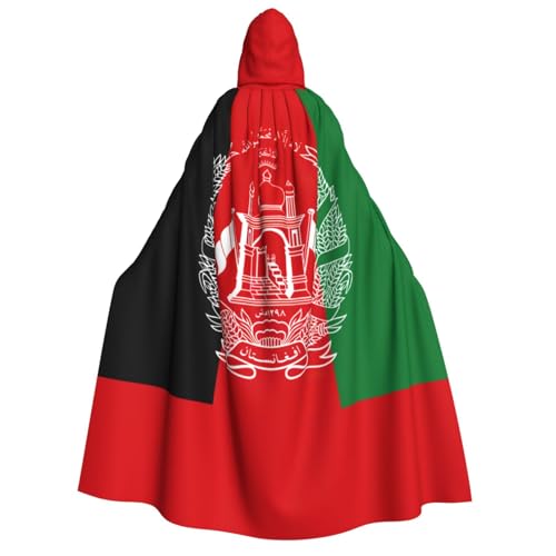 zkyfll Umhang mit Kapuze und Kapuze, Motiv: Flagge von Afghanistan, groß, für Damen und Herren, Erwachsenenlänge, Halloween-Cosplay-Kostüme zkyfll Umhang mit Kapuze und Kapuze, Motiv: Flagge von Afghanistan, groß, für Damen und Herren, Erwachsenenlänge, Halloween-Cosplay-Kostüme von zkyfll