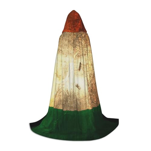 zkyfll Umhang mit irischer Flagge, kleiner Kapuzenumhang, Halloween-Kostüm, Halloween, Cosplay, Hexe, Umhang zkyfll Umhang mit irischer Flagge, kleiner Kapuzenumhang, Halloween-Kostüm, Halloween, Cosplay, Hexe, Umhang von zkyfll