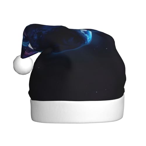 zkyfll Universum-Planeten-Weihnachtsmann-Hut für Erwachsene, Weihnachtsfeier zkyfll Universum-Planeten-Weihnachtsmann-Hut für Erwachsene, Weihnachtsfeier von zkyfll