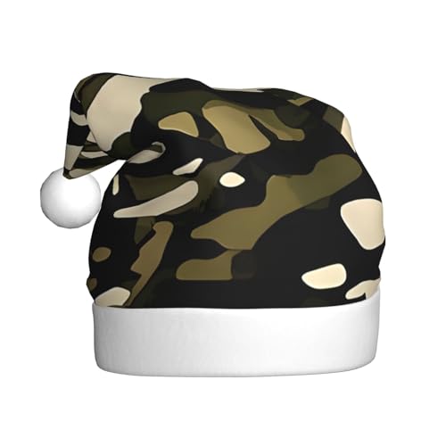 zkyfll Weihnachtsmann-Hut mit Camouflage-Muster, für Erwachsene, Weihnachtsfeier zkyfll Weihnachtsmann-Hut mit Camouflage-Muster, für Erwachsene, Weihnachtsfeier von zkyfll