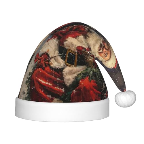 zkyfll Weihnachtsmann-Hut mit Frohe Weihnachten, kleine Größe, Weihnachtsgeschenke, lustiger Weihnachtshut, Partyhut zkyfll Weihnachtsmann-Hut mit Frohe Weihnachten, kleine Größe, Weihnachtsgeschenke, lustiger Weihnachtshut, Partyhut von zkyfll