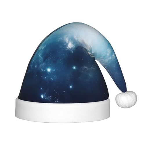 zkyfll Weihnachtsmann-Hut mit Galaxy-Druck, kleine Größe, Weihnachtsgeschenke, lustiger Weihnachtshut, Partyhut zkyfll Weihnachtsmann-Hut mit Galaxy-Druck, kleine Größe, Weihnachtsgeschenke, lustiger Weihnachtshut, Partyhut von zkyfll