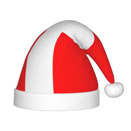 zkyfll Weihnachtsmann-Hut mit dänischer Flagge von Dänemark, kleine Größe, Weihnachtsgeschenke, lustiger Plüsch, Party von zkyfll