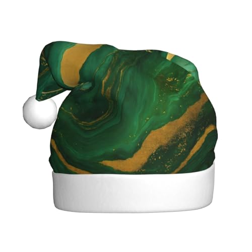 zkyfll Weihnachtsmann-Hut mit geometrischem Muster, Schwarz und Gold, für Erwachsene, Weihnachtsfeier zkyfll Weihnachtsmann-Hut mit geometrischem Muster, Schwarz und Gold, für Erwachsene, Weihnachtsfeier von zkyfll