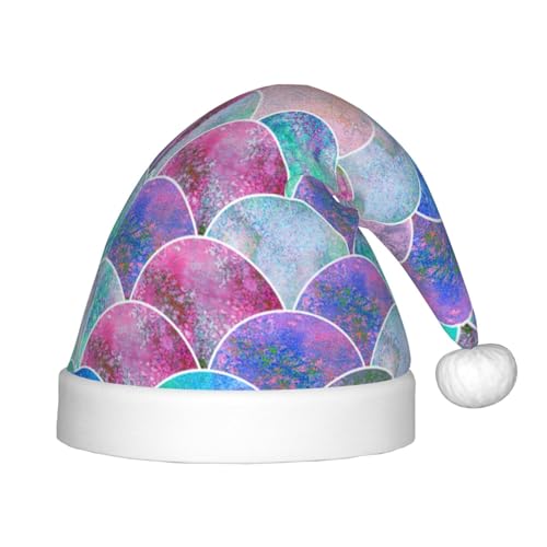 zkyfll Weihnachtsmütze mit Fischschuppenmotiv, kleine Größe, Weihnachtsgeschenke, Plüsch, lustig, Weihnachtsmütze, Party zkyfll Weihnachtsmütze mit Fischschuppenmotiv, kleine Größe, Weihnachtsgeschenke, Plüsch, lustig, Weihnachtsmütze, Party von zkyfll