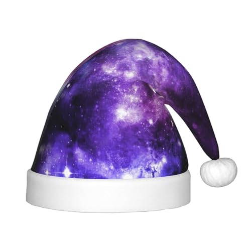 zkyfll Weihnachtsmütze mit Galaxie-Himmel, kleine Größe, Weihnachtsgeschenke, Plüsch, lustige Weihnachtsmütze, Party zkyfll Weihnachtsmütze mit Galaxie-Himmel, kleine Größe, Weihnachtsgeschenke, Plüsch, lustige Weihnachtsmütze, Party von zkyfll