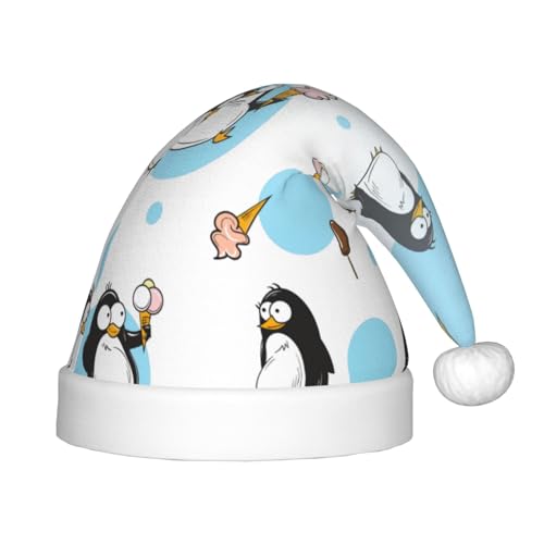zkyfll Weihnachtsmütze mit Pinguin-Ballon, Schneeflocken-Druck, kleine Größe, Weihnachtsgeschenke, Plüsch, lustige Weihnachtsmütze, Party zkyfll Weihnachtsmütze mit Pinguin-Ballon, Schneeflocken-Druck, kleine Größe, Weihnachtsgeschenke, Plüsch, lustige Weihnachtsmütze, Party von zkyfll