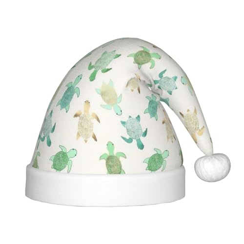 zkyfll Weihnachtsmütze mit Schildkrötenaufdruck, kleine Größe, Weihnachtsgeschenke, Plüsch, lustige Weihnachtsmütze, Party zkyfll Weihnachtsmütze mit Schildkrötenaufdruck, kleine Größe, Weihnachtsgeschenke, Plüsch, lustige Weihnachtsmütze, Party von zkyfll