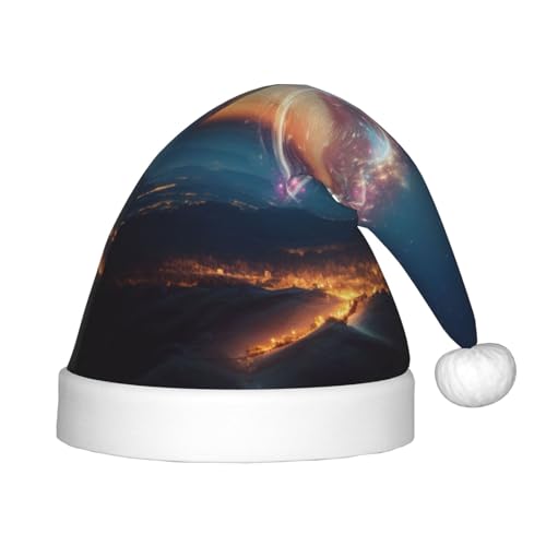 zkyfll Weihnachtsmütze mit Sternschnuppen-Motiv, kleine Größe, Weihnachtsgeschenke, Plüsch, lustige Weihnachtsmütze, Party zkyfll Weihnachtsmütze mit Sternschnuppen-Motiv, kleine Größe, Weihnachtsgeschenke, Plüsch, lustige Weihnachtsmütze, Party von zkyfll