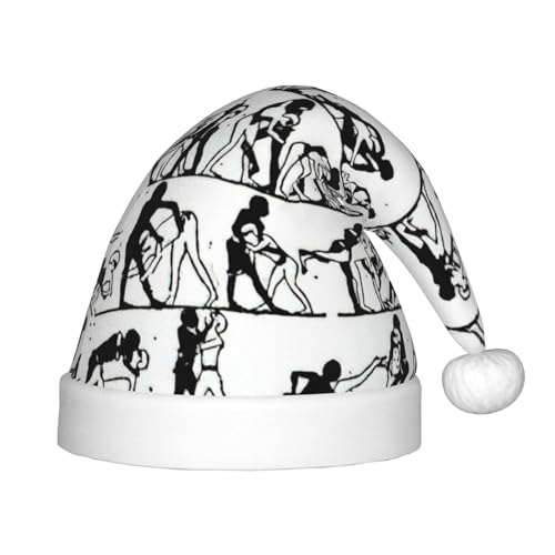 zkyfll Weihnachtsmütze mit Wrestler-Sportdruck, kleine Größe, Weihnachtsgeschenke, Plüsch, lustige Weihnachtsmütze, Party zkyfll Weihnachtsmütze mit Wrestler-Sportdruck, kleine Größe, Weihnachtsgeschenke, Plüsch, lustige Weihnachtsmütze, Party von zkyfll