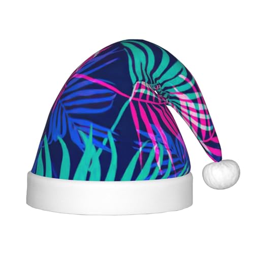 zkyfll Weihnachtsmütze mit bunten Blättern, kleine Größe, Weihnachtsgeschenke, Plüsch, lustige Weihnachtsmütze, Party zkyfll Weihnachtsmütze mit bunten Blättern, kleine Größe, Weihnachtsgeschenke, Plüsch, lustige Weihnachtsmütze, Party von zkyfll