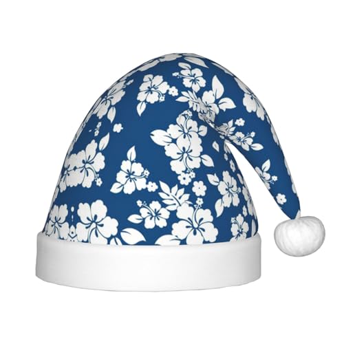 zkyfll Weihnachtsmütze mit hawaiianischem Blumendruck, kleine Größe, Weihnachtsgeschenke, lustiger Plüsch-Weihnachtshut, Party zkyfll Weihnachtsmütze mit hawaiianischem Blumendruck, kleine Größe, Weihnachtsgeschenke, lustiger Plüsch-Weihnachtshut, Party von zkyfll