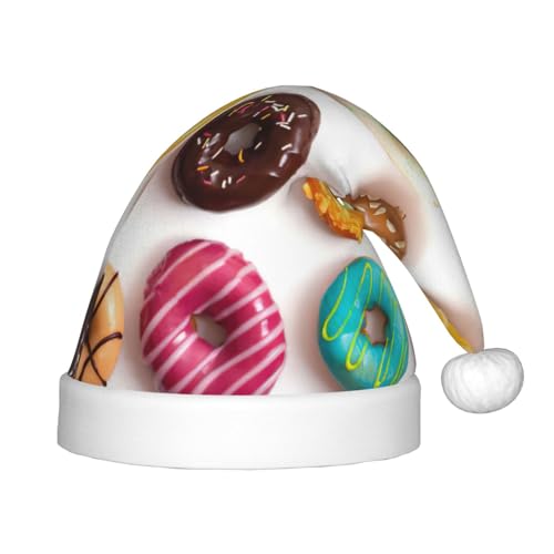 zkyfll Weihnachtsmütze mit verschiedenen Geschmacksrichtungen von Donuts, kleine Größe, Weihnachtsgeschenke, lustige Plüschmütze, Partys zkyfll Weihnachtsmütze mit verschiedenen Geschmacksrichtungen von Donuts, kleine Größe, Weihnachtsgeschenke, lustige Plüschmütze, Partys von zkyfll