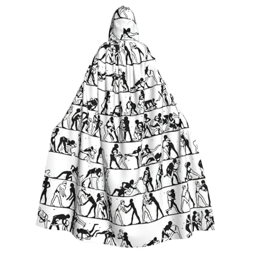 zkyfll Wrestlers Sportaufdruck für Damen und Herren, Erwachsenenlänge, Kapuzenumhang mit Kapuze, Halloween-Cosplay-Kostüme zkyfll Wrestlers Sportaufdruck für Damen und Herren, Erwachsenenlänge, Kapuzenumhang mit Kapuze, Halloween-Cosplay-Kostüme von zkyfll