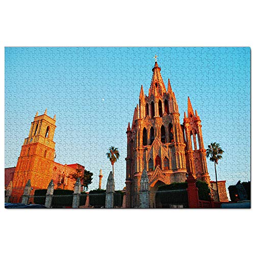 Mexiko-Kathedrale San Miguel Puzzle 1000 Teile Spielkunstwerk Reisesouvenir   50x70CM von znwrr
