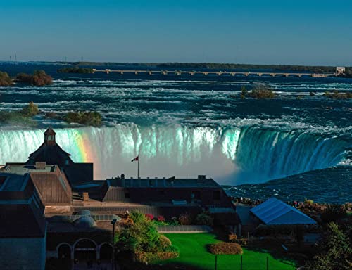 Niagarafälle-Puzzle, 2000 Teile, natürliches Puzzle mit hochwertiger Puzzle-Aufbewahrung: Karton und wiederverschließbarer Beutel. Puzzle-Maße: 70 x 100 cm von znwrr