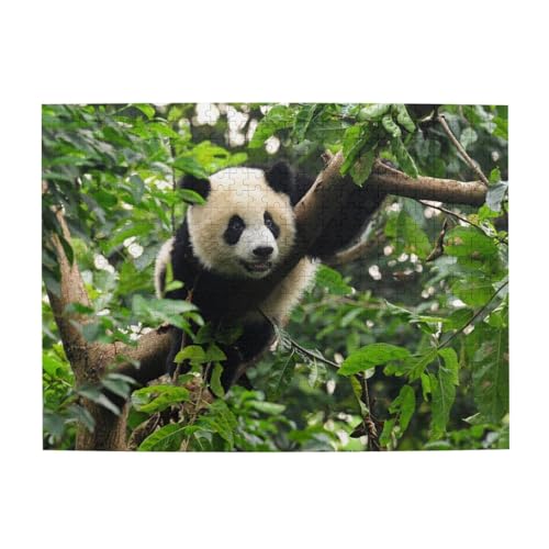 Panda-Baum-Druck-Puzzle, 2000 Teile, Papier-Puzzle, Geschenke für Erwachsene, Familie, Hochzeit, Abschlussgeschenk, vertikale Version, 70 x 100 cm von znwrr