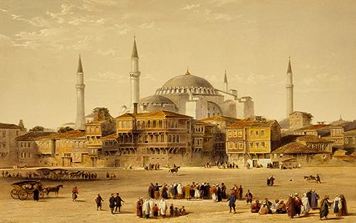 Puzzle für Erwachsene, 1000 Teile, Osmanisches Reich Hagia Sophia, historische Stätte der Tempelmoschee, Papierpuzzles, 50x70CM von znwrr