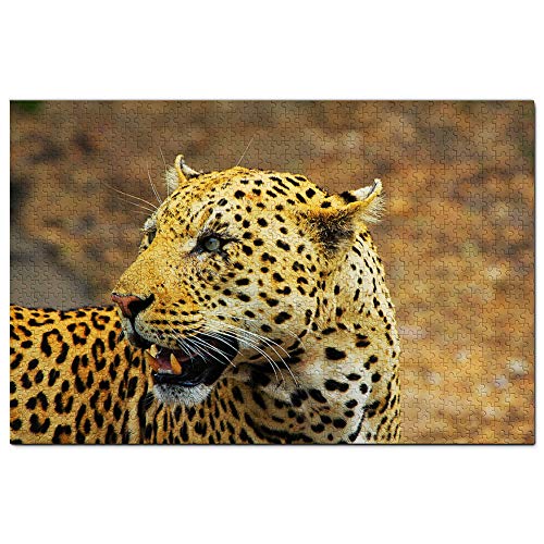 Südafrika-Leoparden-Puzzle, 1000 Teile, Spielkunstwerk, Reise-Souvenir, 50 x 70 cm von znwrr
