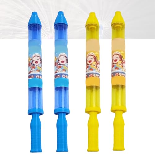 Firework Water Gun, Romantic Firework Style Water Spray Toy for Couples, High Pressure Pull-Out Sprinkler for Pool Party, Backyard Games, Family Fun (Blue+Yellow) von zoocco