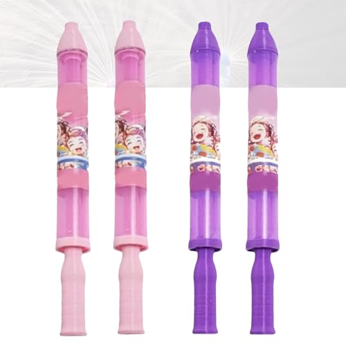 Firework Water Gun, Romantic Firework Style Water Spray Toy for Couples, High Pressure Pull-Out Sprinkler for Pool Party, Backyard Games, Family Fun (Pink+Purple) von zoocco