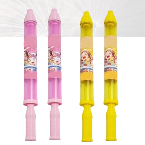 Firework Water Gun, Romantic Firework Style Water Spray Toy for Couples, High Pressure Pull-Out Sprinkler for Pool Party, Backyard Games, Family Fun (Pink+Yellow) von zoocco
