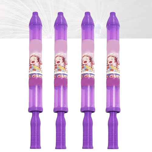 Firework Water Gun, Romantic Firework Style Water Spray Toy for Couples, High Pressure Pull-Out Sprinkler for Pool Party, Backyard Games, Family Fun (Purple) von zoocco