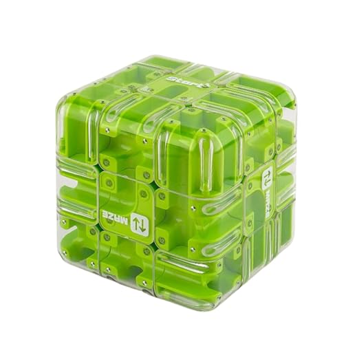 Large 3D Labyrinth Cube Puzzle, Challenging Maze Cube & 3D Puzzle for Adults, Brain Training Logic Game, Family Fun for Teens & Adults (C) von zoocco