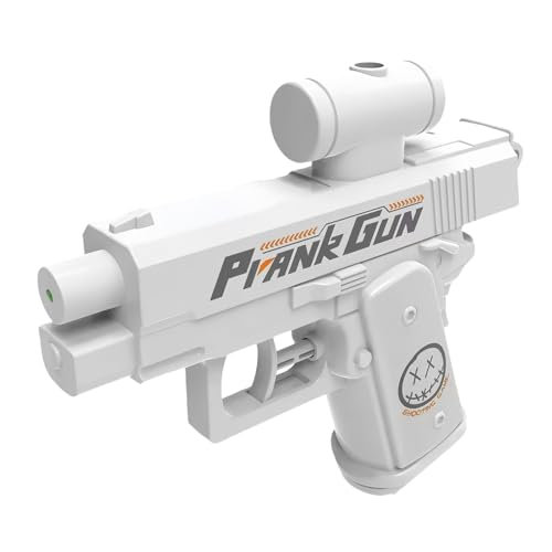 Prank Water Gun, Shoots Back at User for Hilarious Surprise, Two-Way Trick Water Gun for Parties, School, Office Fun, Summer Gag Toy for Teens & Adults (White) von zoocco