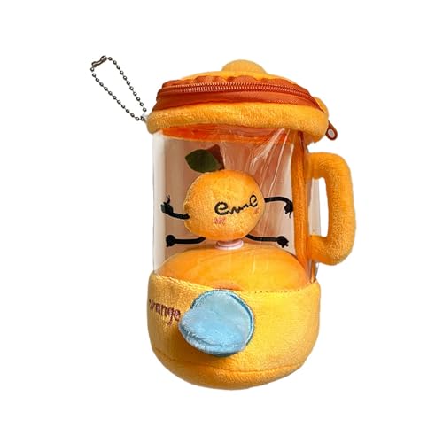 zoocco Carrot Blender Plush, Funny Carrot in a Blender Stuffy with Hidden Zipper Storage & Keychain Clip,Creative Gag Gift for Friends, Desk Decor (Oranges) von zoocco