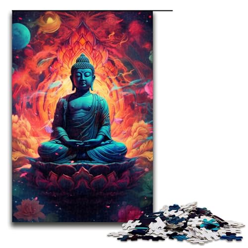 1000 Teile Bunte Buddha Statue Puzzle für Erwachsene Holzpuzzle Familienspiele 75x50cm 1000 Teile Bunte Buddha Statue Puzzle für Erwachsene Holzpuzzle Familienspiele 75x50cm von zouxangzz