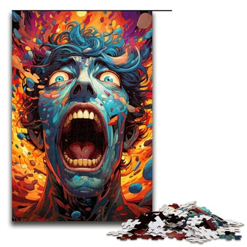 1000 Teile Buntes Mutanten Puzzlespiel Puzzle für Erwachsene geeignet für Paare und Teenager ab 12 Jahren 75 x 50 cm von zouxangzz