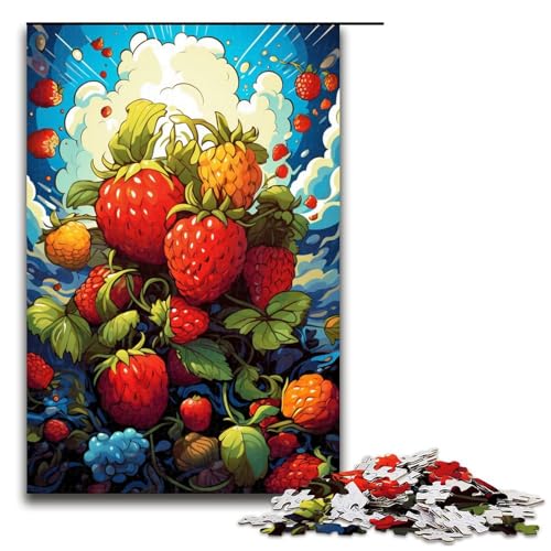 1000 Teile Buntes psychedelisches Moltebeeren Puzzlespiel Puzzle für Erwachsene geeignet für Paare und Teenager ab 14 Jahren 75 x 50 cm 1000 Teile Buntes psychedelisches Moltebeeren Puzzlespiel Puzzle für Erwachsene geeignet für Paare und Teenager ab 14 Jahren 75 x 50 cm von zouxangzz