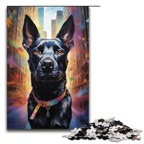 1000 Teile Buntes psychedelisches schwarzes Hundekunst Puzzle für Erwachsene Holzpuzzle Familienspiele 75 x 50 cm 1000 Teile Buntes psychedelisches schwarzes Hundekunst Puzzle für Erwachsene Holzpuzzle Familienspiele 75 x 50 cm von zouxangzz