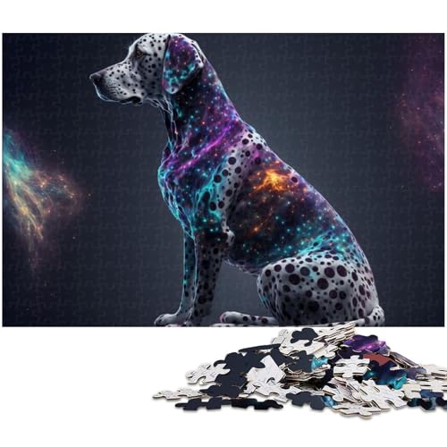 1000 teiliges Dalmatiner Puzzle für Erwachsene Holzpuzzle anspruchsvolles Spiel (Größe 75 x 50 cm) von zouxangzz