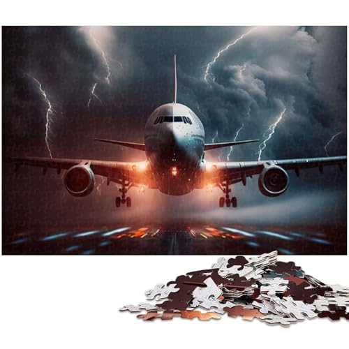 1000 teiliges Puzzle „Feuerflugzeuge Holzpuzzle Lernspiele Heimdekoration 1000 Teile (75 x 50 cm) von zouxangzz