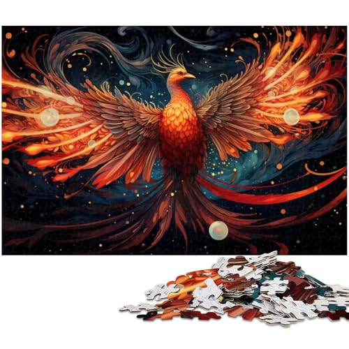 1000 teiliges Puzzle „Galaxy Phoenix für Erwachsene Holzpuzzle für Sommerliebhaber (Größe 75 x 50 cm) von zouxangzz