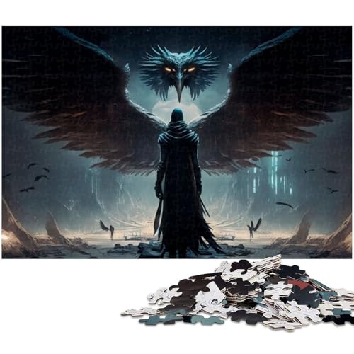 1000 teiliges Puzzle „Seltsame Monster für Erwachsene Holzpuzzle tolle Geschenke zu Weihnachten (Größe 75 x 50 cm) von zouxangzz