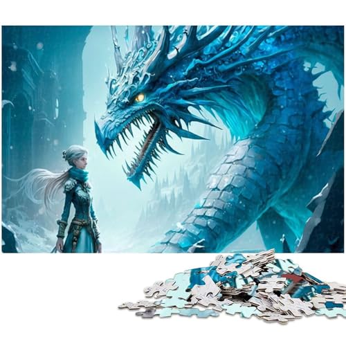 1000 teiliges Puzzle „Seltsame Monster für Erwachsene Papierpuzzle anspruchsvolles Spiel (Größe 38 x 26 cm) von zouxangzz