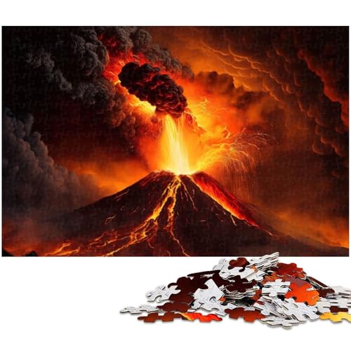 1000 teiliges Puzzle Berg Fuji Japan Puzzle für Erwachsene Papierpuzzle anspruchsvolles Spiel (Größe 38 x 26 cm) von zouxangzz
