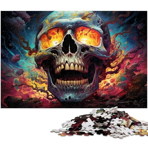 1000 teiliges Puzzle Bizarre Fantasie Skelett Puzzles Papierpuzzles Lernspiele Heimdekoration 1000 Stück (38 x 26 cm) von zouxangzz