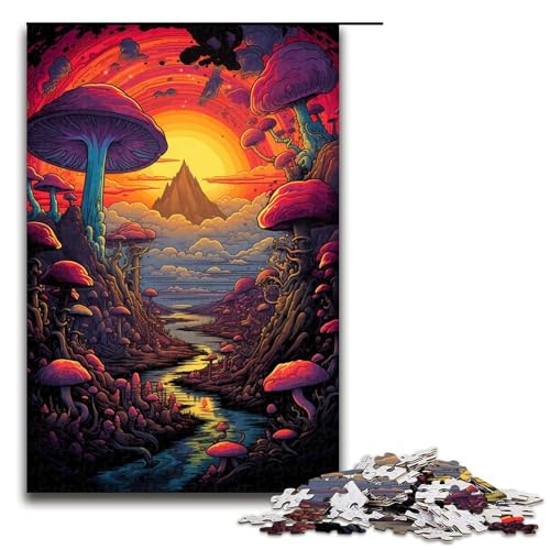 1000 teiliges Puzzle Bunte Pilze Puzzle für Erwachsene Holzpuzzle anspruchsvolles Spiel 75 x 50 cm 1000 teiliges Puzzle Bunte Pilze Puzzle für Erwachsene Holzpuzzle anspruchsvolles Spiel 75 x 50 cm von zouxangzz