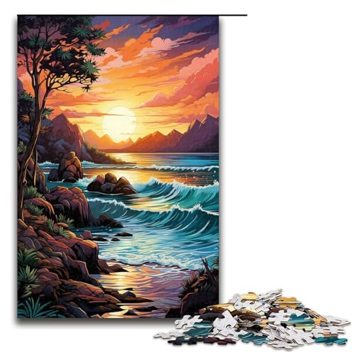 1000 teiliges Puzzle Bunte Psychedelie auf den Seychellen für Erwachsene Holzpuzzle anspruchsvolles Spiel 75 x 50 cm 1000 teiliges Puzzle Bunte Psychedelie auf den Seychellen für Erwachsene Holzpuzzle anspruchsvolles Spiel 75 x 50 cm von zouxangzz