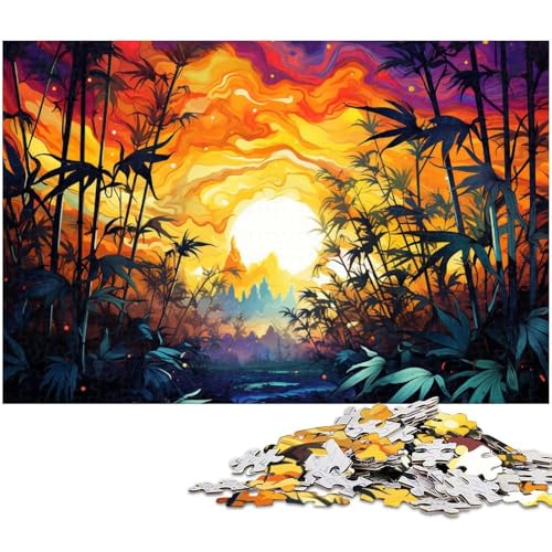1000 teiliges Puzzle Bunte Reisterrassen von Banaue Puzzle für Erwachsene Holzpuzzle anspruchsvolles Spiel 1000 Teile (75 x 50 cm) von zouxangzz
